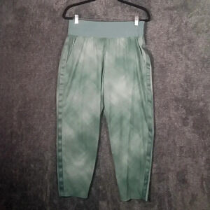 Athleta nolita women's slim tapered print crop semi fitted office women's 12